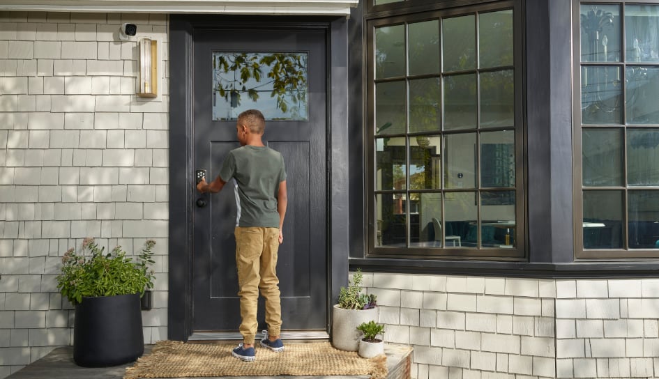 Vivint Smart Lock on home in Medford