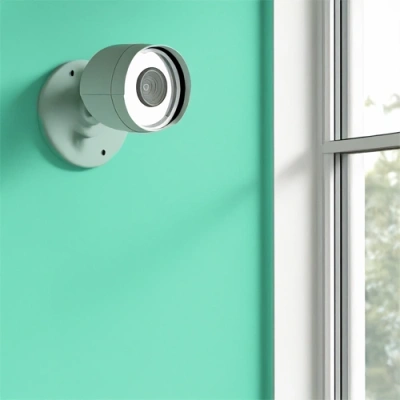 Medford vivint camera facing a window
